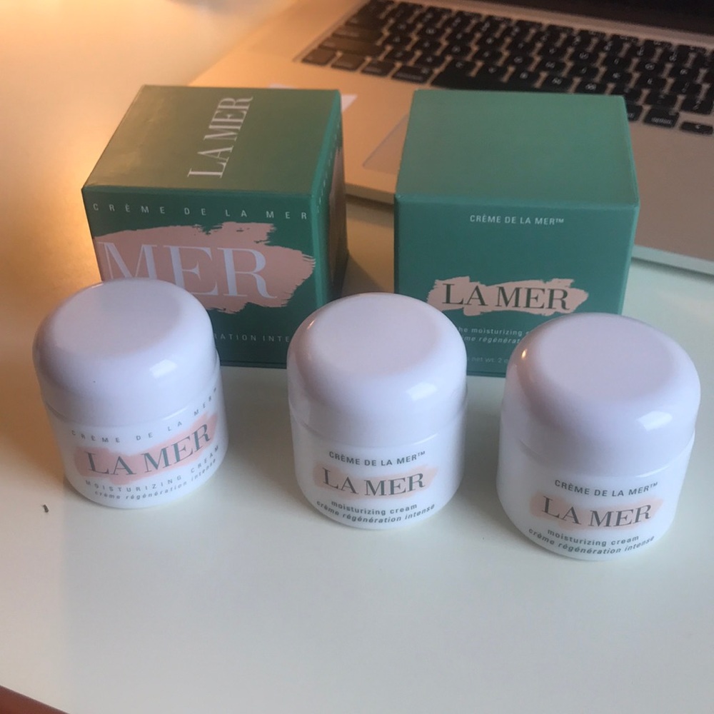 EMPTY la mer 2 oz jars - good for decoration